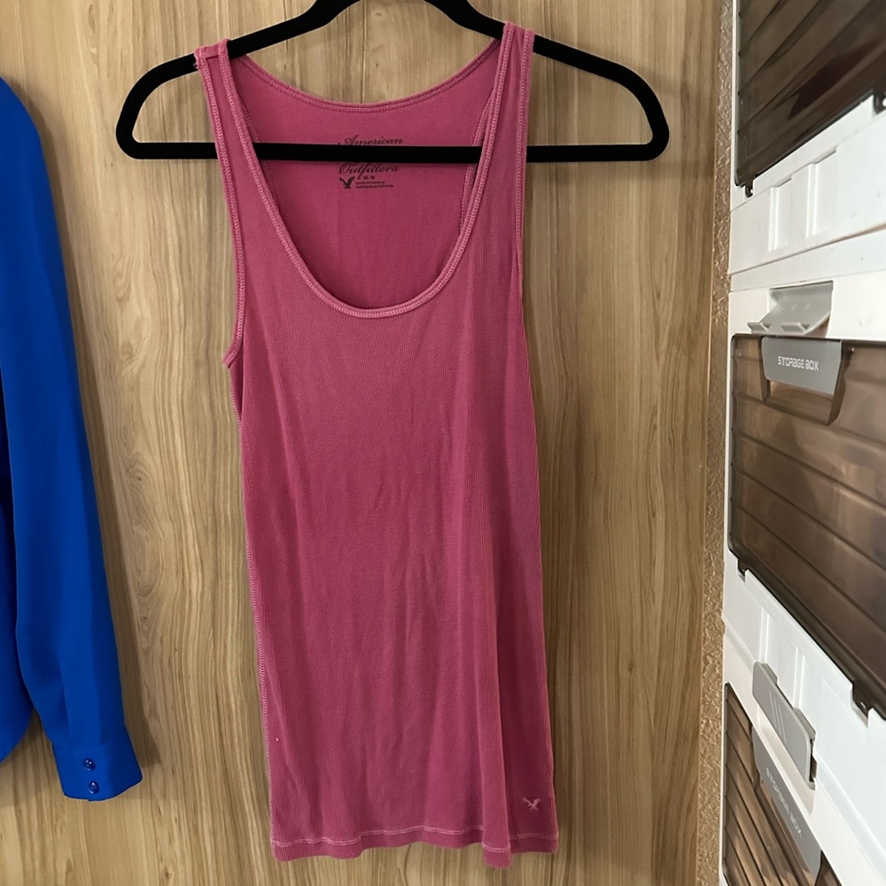 American Eagle Outfitters Rose Tank Top